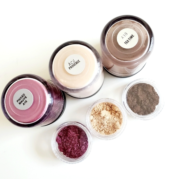 MAC Pigments Samples Set Pinked Mauve Tea Time Provence - Picture 3 of 3